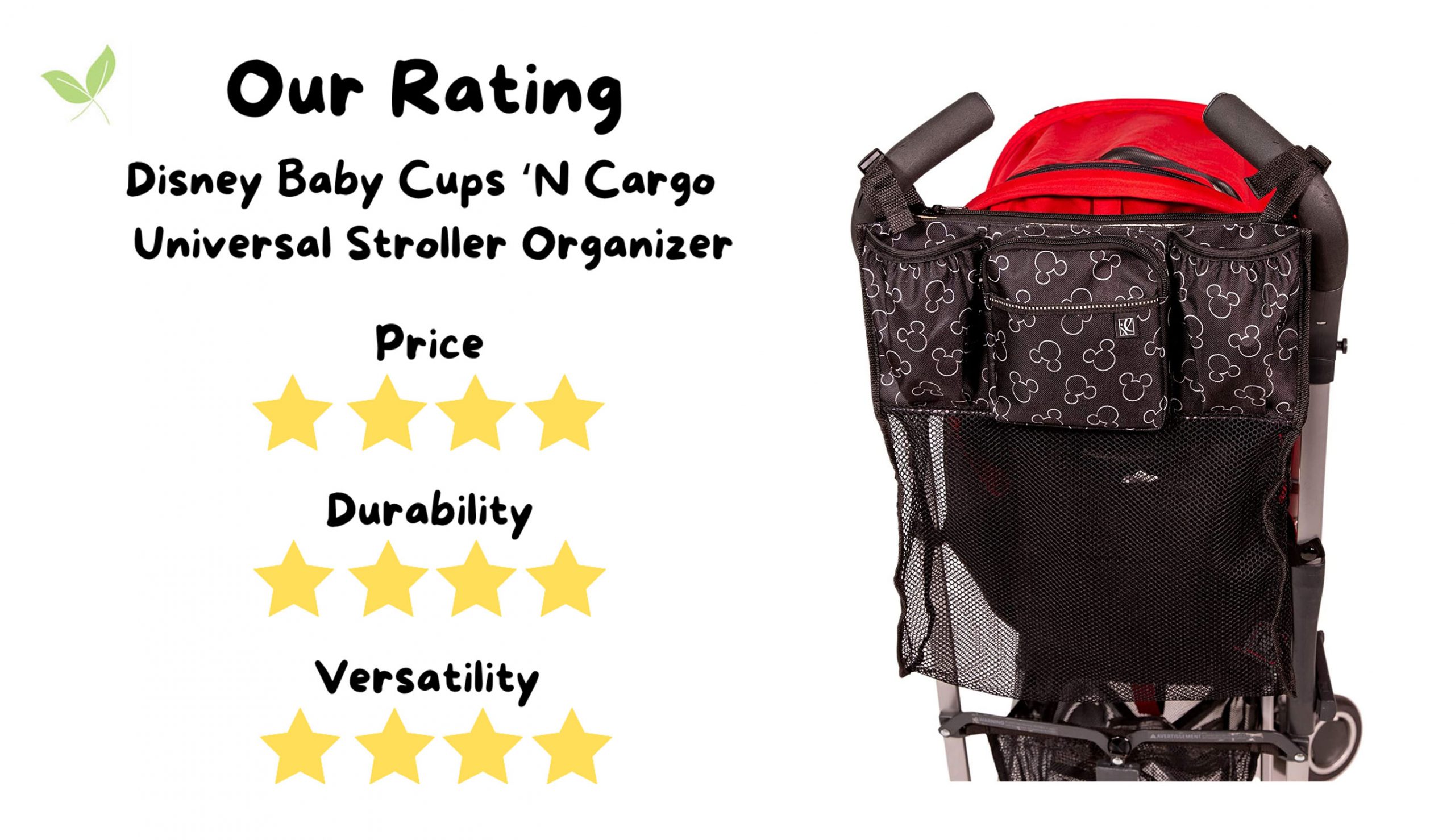 Disney Baby Cups ‘N Cargo Universal Stroller Organizer