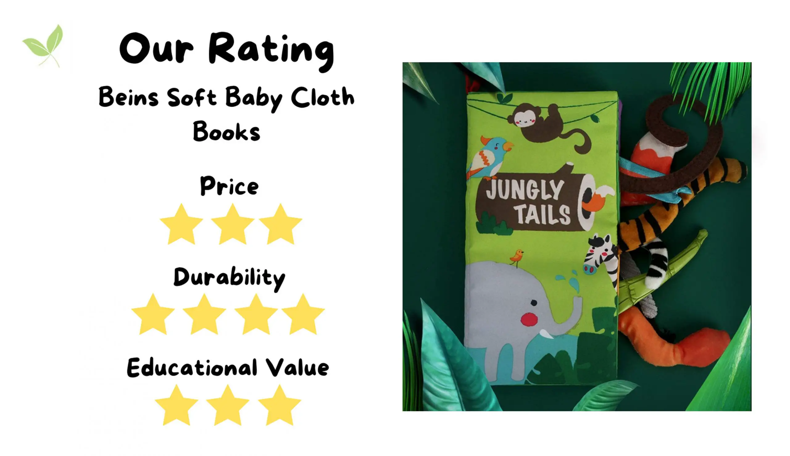 Stuff4Tots Soft Cloth Baby Book Rating