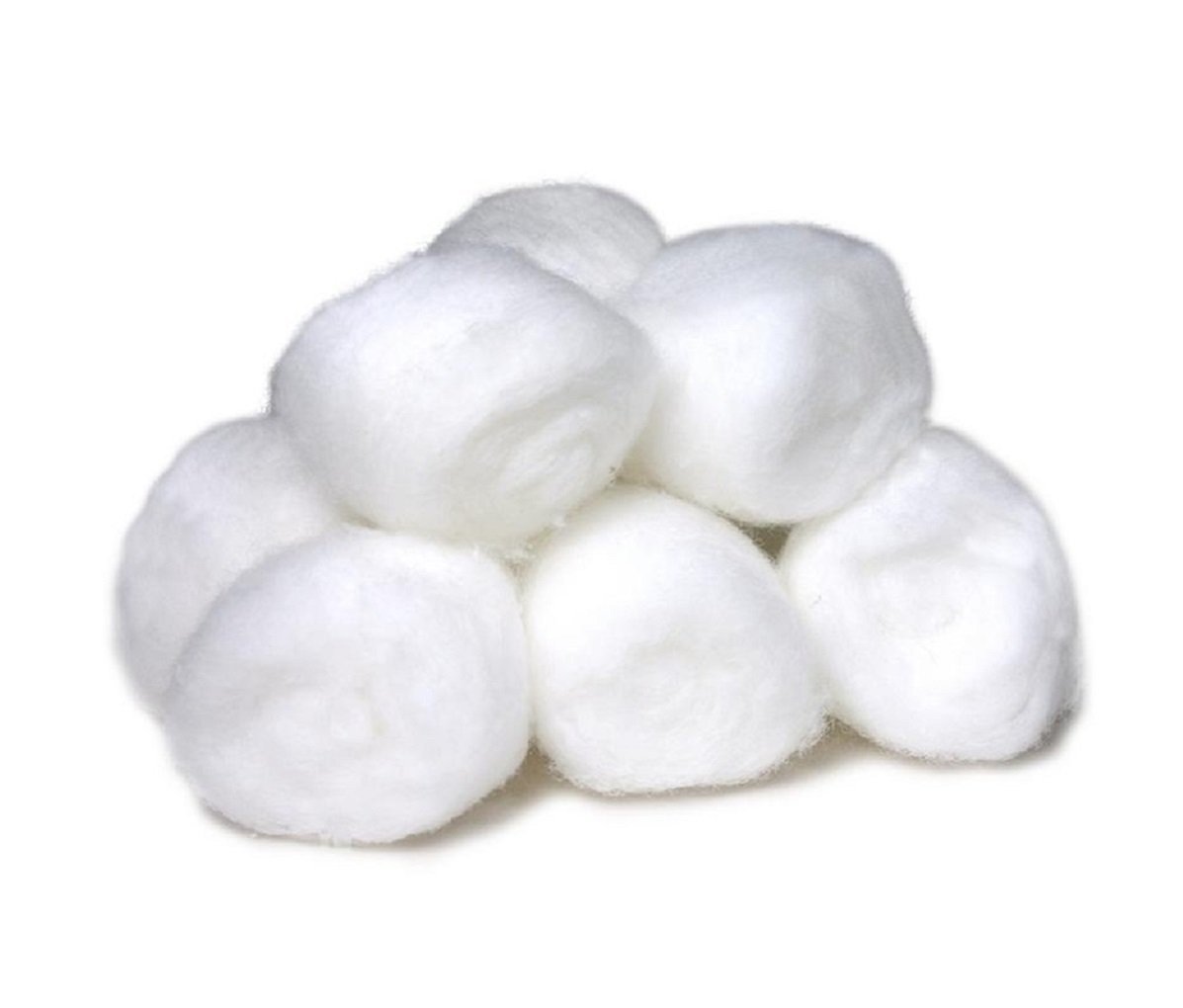white cotton balls