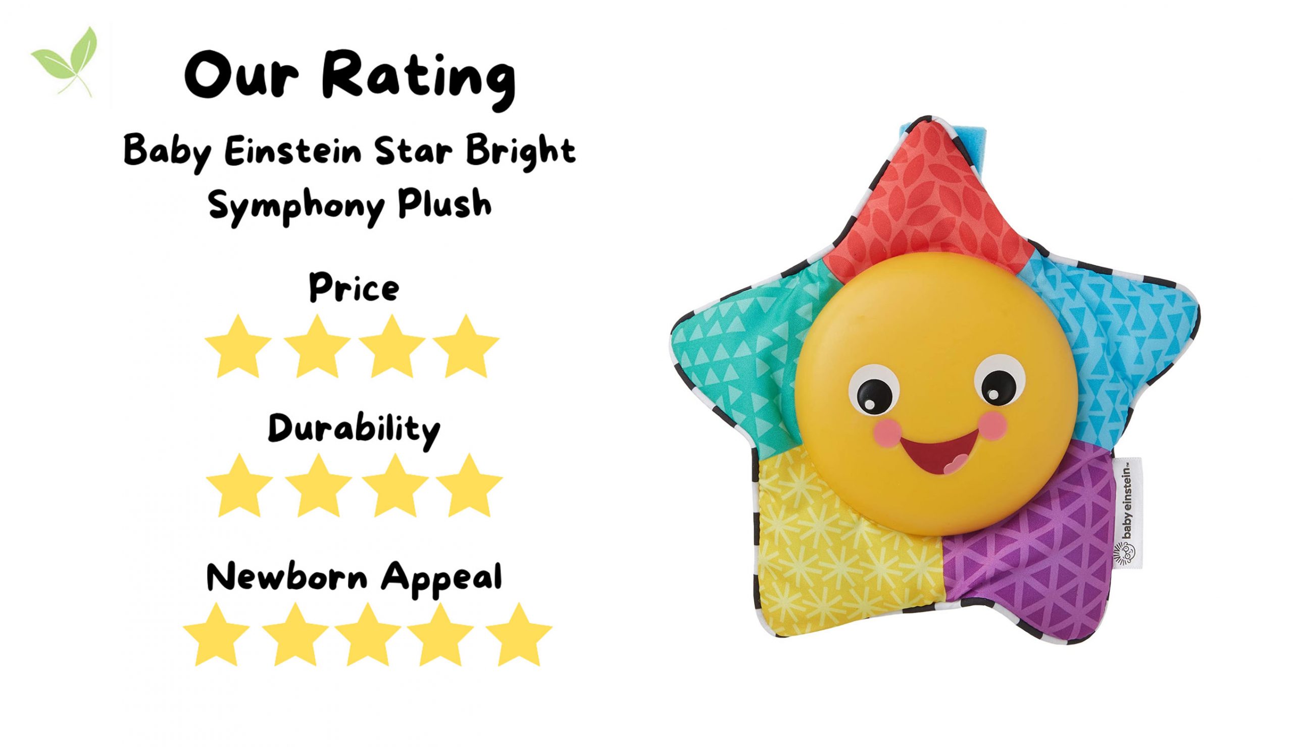 Stuff4Tots Baby Einstein Musical Star Plush toy Rating