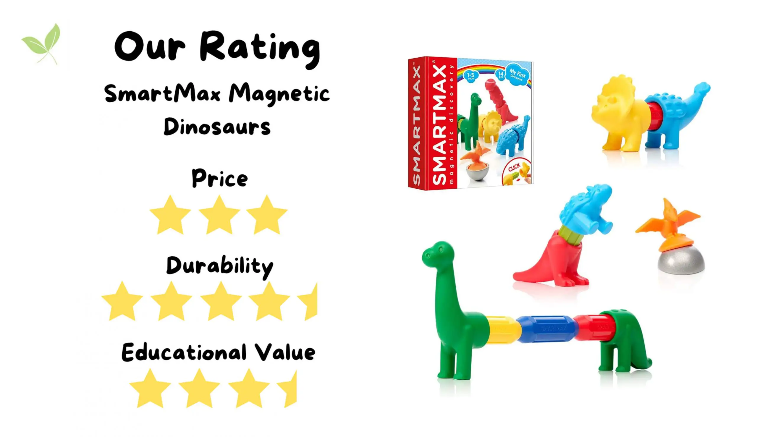 Stuff4Tots Magnetic Dinosaurs Rating