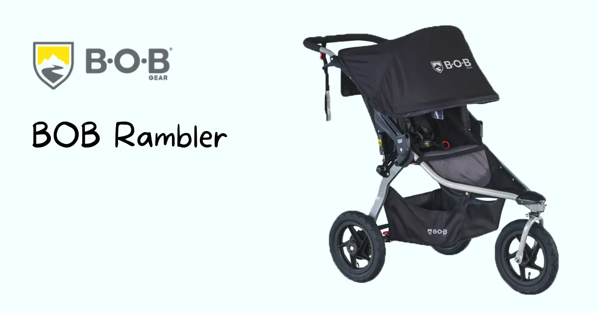 Bob Rambler black stroller