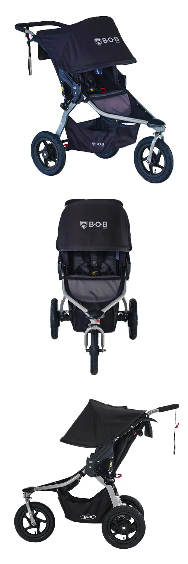 BOB Rambler stroller front and side view