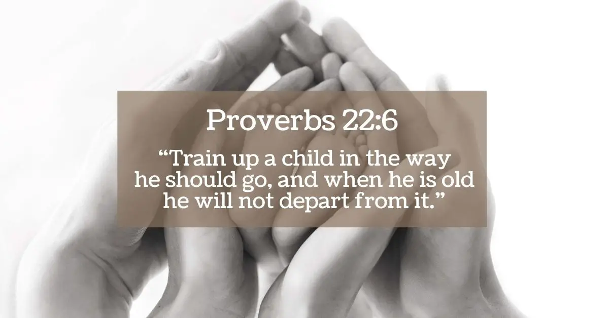 Train Up a Child Scripture Quotation