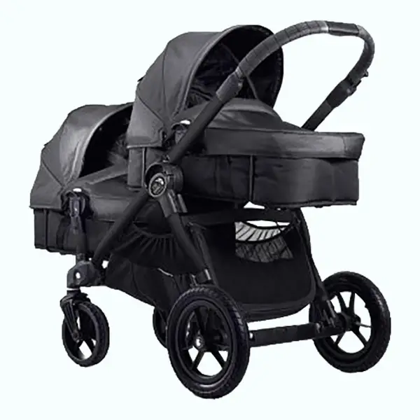 Baby Jogger City Select Black Bassinet Stroller facing parent