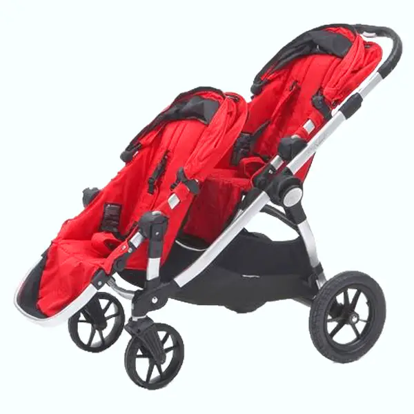 City Select Red Double Stroller
