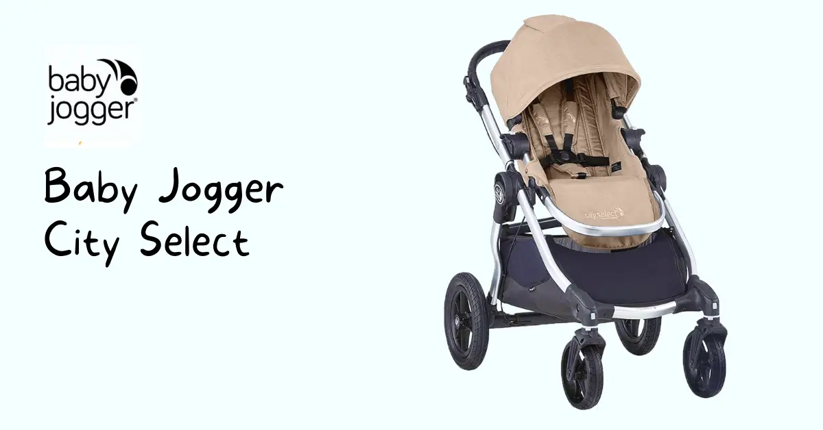 elegant Baby Jogger City Select stroller with brand logo