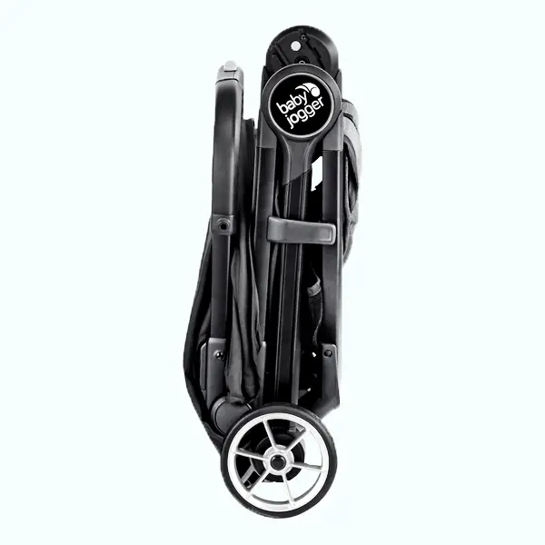 Folded Baby Jogger City Tour 2 black stroller