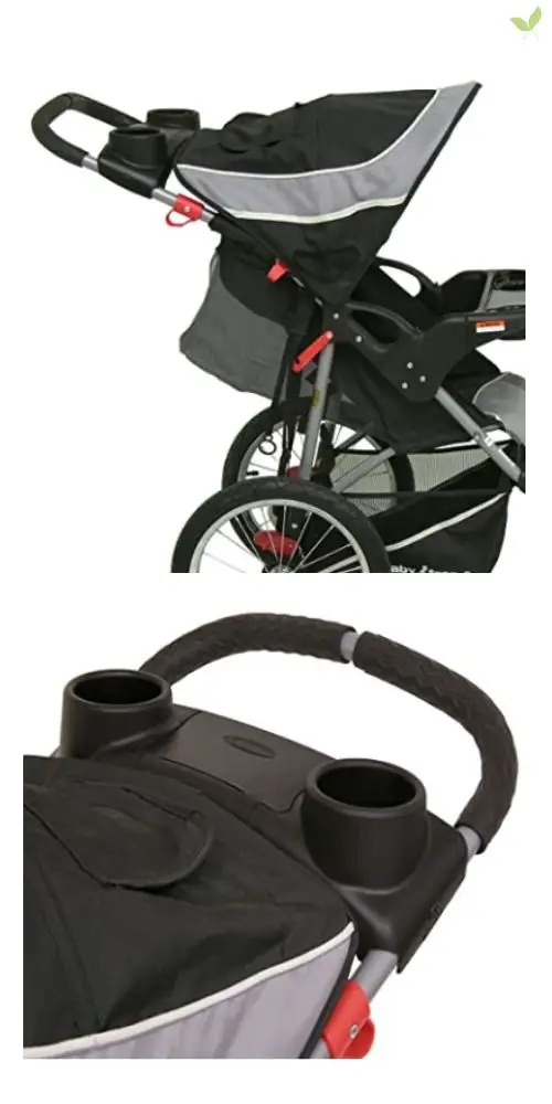 Cup holder accessory of Baby Trend Expedition Jogger Phantom Stroller