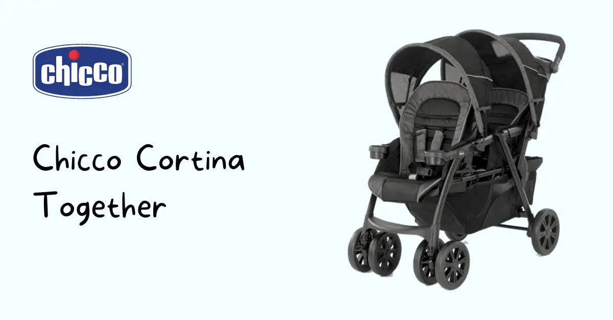 Chicco Cortina Together black double stroller