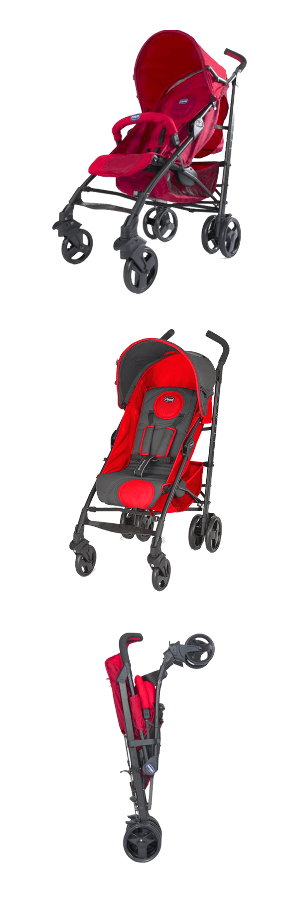 stroller configurations of Chicco Liteway