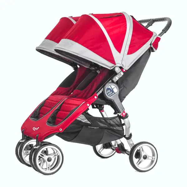 Red City Mini Double Stroller