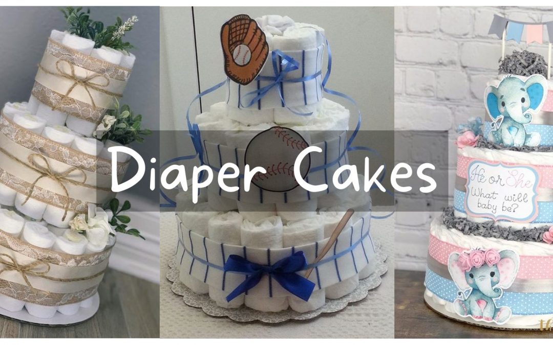 Images of 3 tier diaper cakes