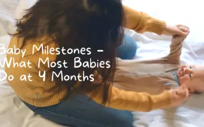 Baby Milestones – What Most Babies Do at 4 Months