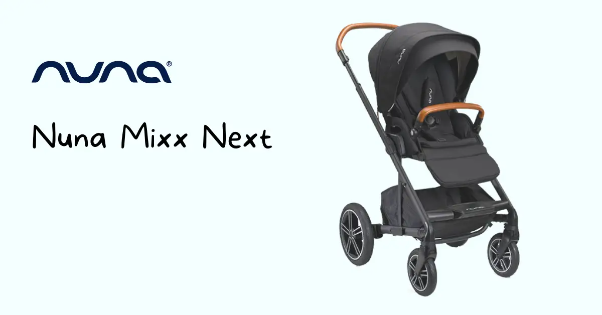 Nuna Mixx Next Black stroller with Logo