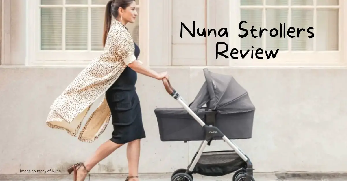 Product image of mother pushing a Nuna Stroller