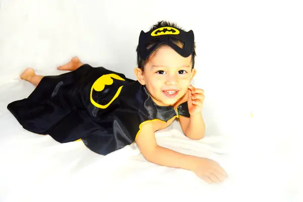 Kid in Batman Costume