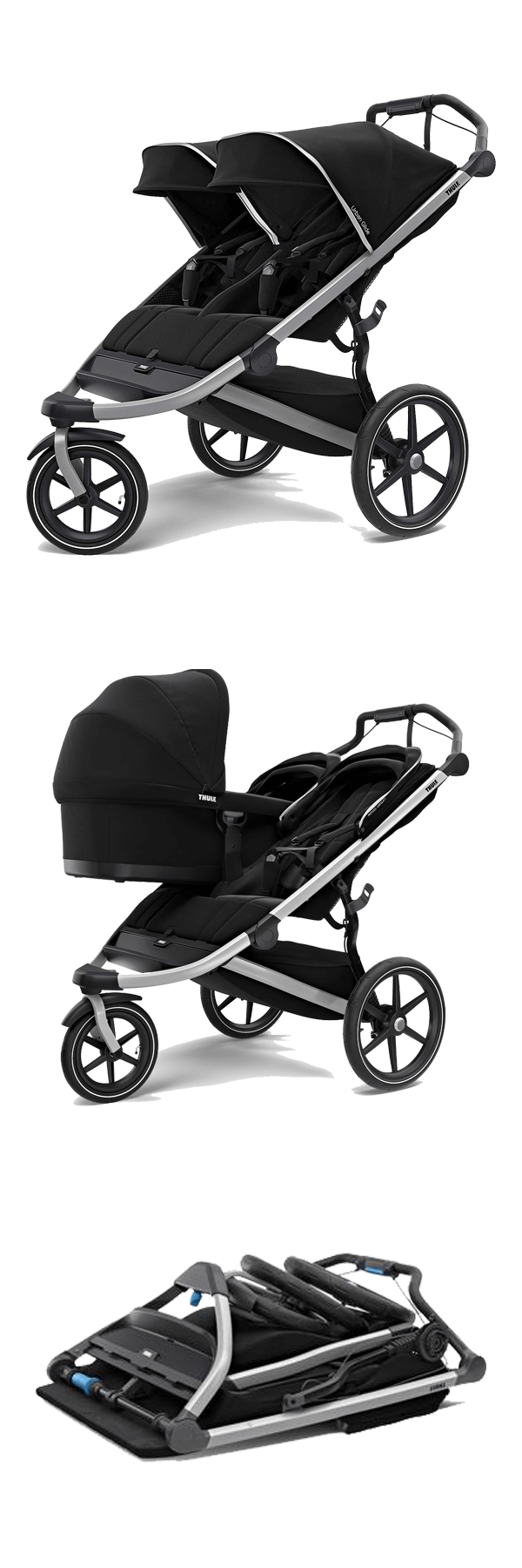 Thule Urban Glide 2 Double stroller positions