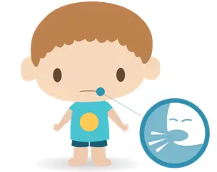 child coughing